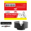 Universal Trolley Jack Pad Rubber Slotted Frame Rail Jack Pinch
