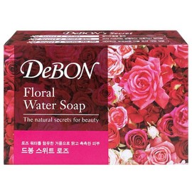 LG Household & Health Care Debon Sweet Rose Soap 100g ~ Face Soap Facial Wash Soap Bath Soap Cleansing Soap Soap Bar Cleansing Bar / 드봉 스위트로즈 비누 100g ~ 세수비누 세안비누 목욕비누 클린징비누 비누바 클렌징바