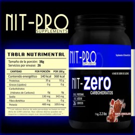 Proteína Isolate Suplemento En Polvo 1kg Nit-pro 26servis.