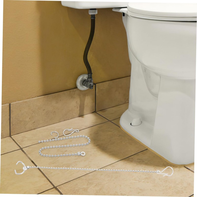 WHAMVOX Stainless Steel Toilet Flapper Chain Replacement Pcs Fit for