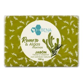 Jabon Artesanal Romero Y Algas Marinas Antioxidante Bena