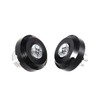 Motorcycle Front Slope Cut Axle Nut Caps Compatible for Harley