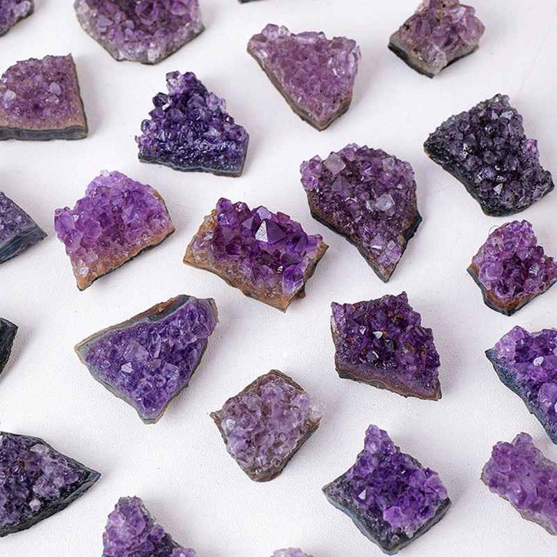 Amethyst Cluster Decor | Raw Amethyst Stones,Natural Amethyst Crystal Clusters,
