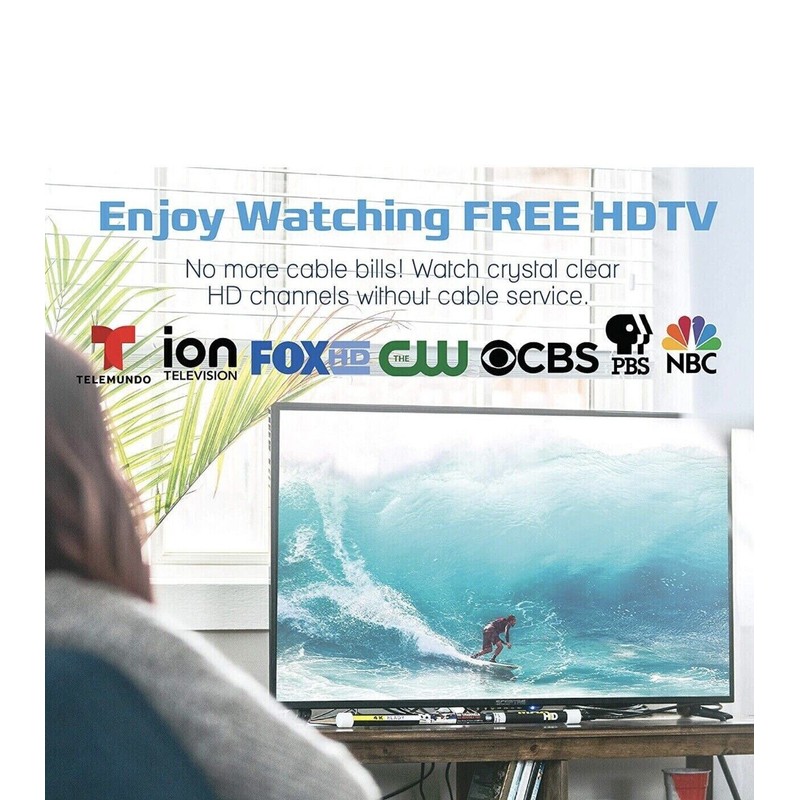 PVC Antenna Super HD TV MAX HD Antenna HDTV FREE