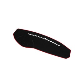 Motoforti Dashboard Cover Compatible for Hyundai Sonata 2006-2008, Non-Slip Polyester Black Red Dash Cover Mat Dash Board Protector Cover Long-Lasting