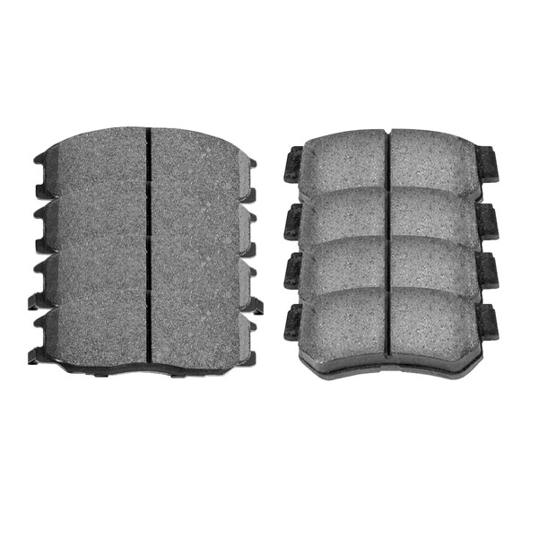 AutoShack Front and Rear Ceramic Brake Pads Set 8pcs Replacement