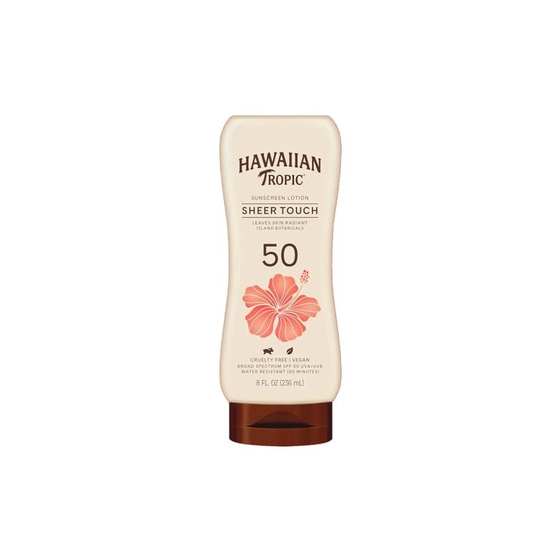 Hawaiian Tropic Sheer Touch Sunscreen SPF 50 Plus 8 oz