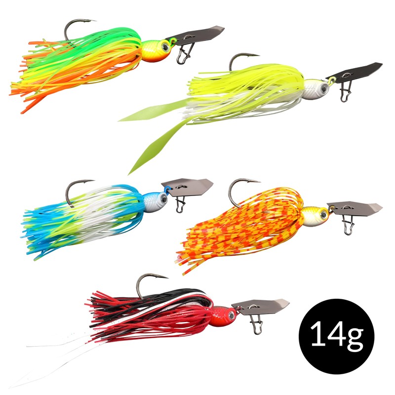 FLADEN Fishing - CONRAD 14g Energetic Bladed Chatterbait Lure -