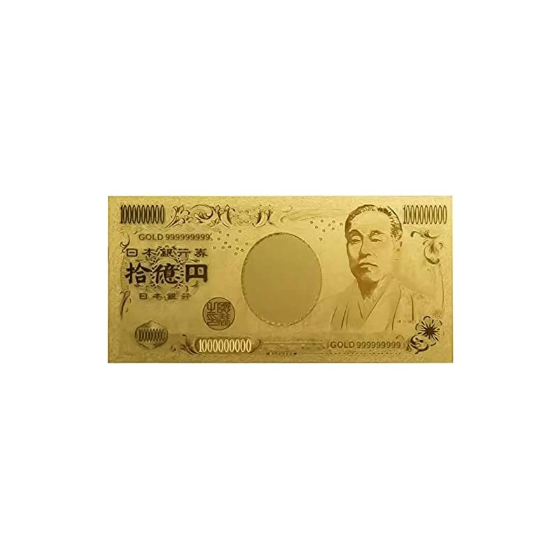 Luck Up Money Luck Gold Leaf Bill Billion Yen Bills