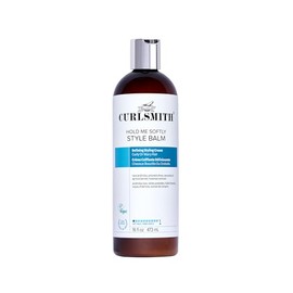Curlsmith – Bálsamo de estilo suave – Crema vegana para cabello ondulado y rizado, aspecto natural XL (16 oz)