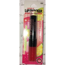 Bonne Bell Layer-It Flavor Lip Smacker Balm Gloss Duo POMEGRANATE LEMONADE PUNCH