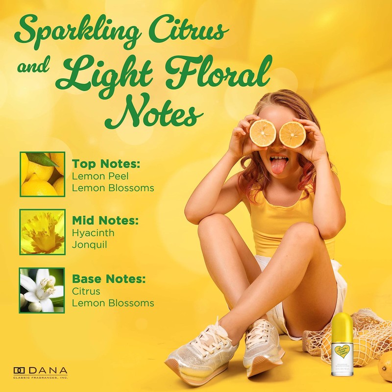 Dana Love's Fresh Lemon Cologne Mist 1.5 Fl. Oz. Invigorating