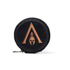Assassin's Creed Assassin's Creed Odyssey – Greek Helmet Logo Premium Coin Purse Black, Schwarz, Einheitsgröße, Schwarz, Einheitsgröße, Schwarz, one Size