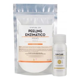 Kit Peeling Enzimatico En Polvo + Mascarilla Tepezcohuite