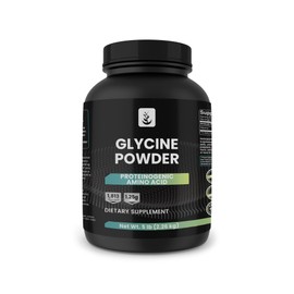 PURE ORIGINAL INGREDIENTS Glycine Powder, 5 lb, No Magnesium or Rice Fillers, Lab Verified