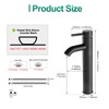VOTON Vessel Sink Faucet Chrome Modern Tall Bathroom Faucets Single