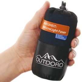 Outdoro Sleeping Bag – Only 230 g Made of Innovative Microfibre – Ultra Light Travel Sleeping Bag – Small, Thin and Compact – Inlet, Travel Sheet