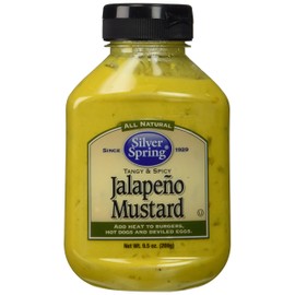 Silver Springs Mustard, Jalapeno, 9.5 oz