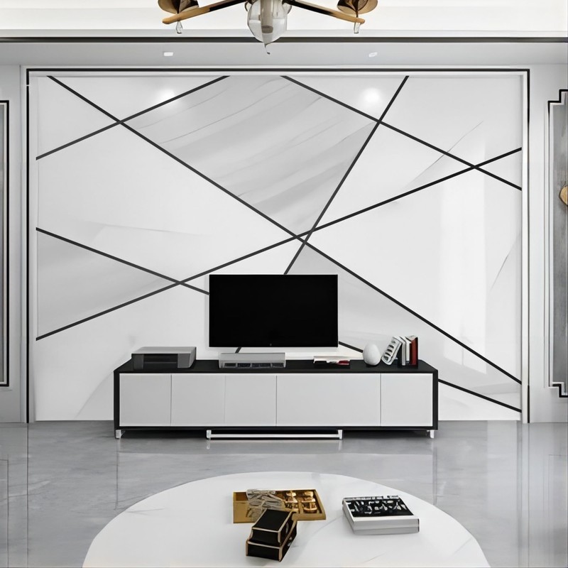 Matte Black Peel and Stick Wall & Molding Trim, Flexible