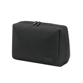 LOYELEY Makeup Pouch, Trinket Pouch, Makeup Pouch, Cosmetic Pouch, Waterproof, Thin, Lightweight, Large Capacity, Storage of Cosmetics, Small Items, Portable, Travel, Cosmetics Pouch, Black