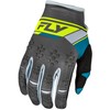 Fly Racing Kinetic Prix Men's Gloves (Charcoal/Hi-Vis, Small)
