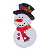 Handarbeit-Lieblingsladen Snowman 36 x 18 mm 2 Holes Craft Buttons