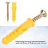 Plastic Expansion Wall Plug Screw Fixings + Self-Tapping Screws Fastener
