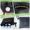 Golf Ball Pouch,Golf Tee Bag Tee Holder Bag,Leather Golf Ball
