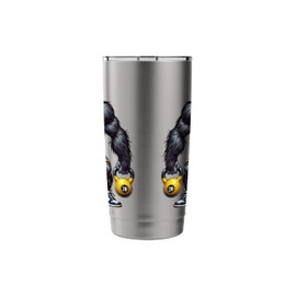 Gorilla Lifting Kettlebells Weightlifting Fitness Gym Stainless Steel Insulated Tumbler
