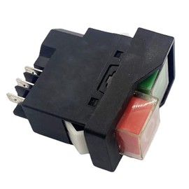 Tolxh #371450 Switch C10RJ C10RJSM Table Saw Push Button Switch Suitable 6-pin 18A 127V 5E4 IP55 T85/55#375819 Quality Durable New Replacement Parts for Hitachi & Metabo