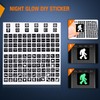 Nilight 3 Pack Rocker Switches with Night Glow DIY Stickers