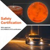 Rechargeable Beacon Lights,Wireless Strobe Light with Remote Control,Amber Magnetic Emergency