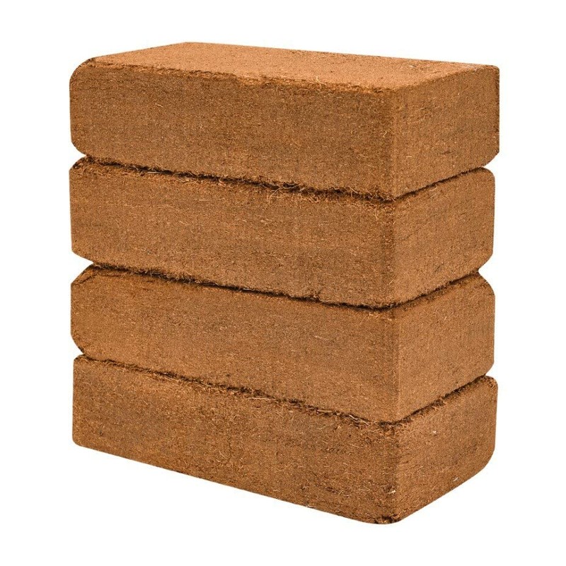 Kempf Compressed Coco Coir Bricks, Growing Medium, 4 Bricks, Organic,