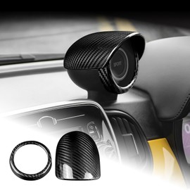 AIRSPEED Accessories for Abarth 595 595C 2012-2023/ Abarth 695 2017-2023 Accessories Real Hard Carbon Fiber Interior Custom Parts Carter Trim Cover Cool Scratch Resistant Dress Up Abarth 595 595C 695