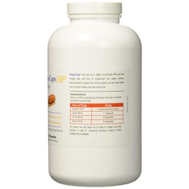 PHS Omega-Caps High-Potency (HP) Snip Tips for Medium and Large Dogs - Omega-3 Fatty Acids, Vitamins, Antioxidants - Supports Immune System, Joints, Heart, and Brain - Made in USA - 250 Capsules