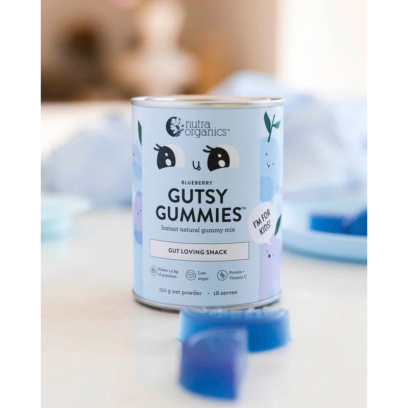 Nutra Organics Gutsy Gummies, Strawberry / 150g