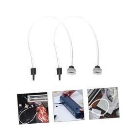 PartyKindom Accessory Hose 2 Pieces Vacuum Packaging Machine Replacement Hose for Vacuum Sealer Vacuum Tube Accessories Hose for Vacuum Bags Vacuum Sealer Attachment Dedicated Connection Tube Vacuum