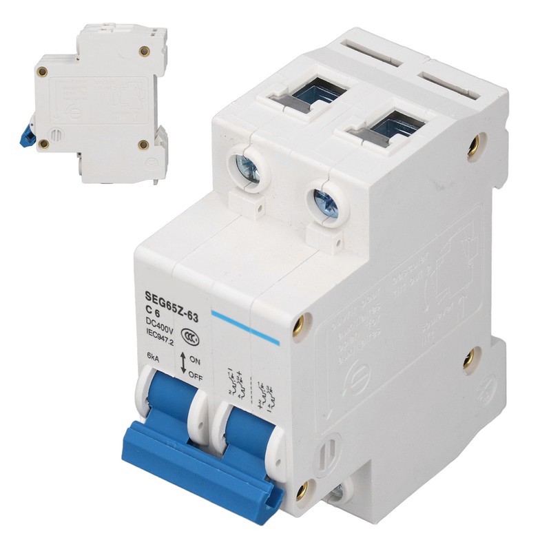 DC Miniature Circuit Breaker 2P 6KA 400V Air Switch for
