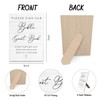 RUNMESS Bible Guest Book Wedding Wooden Sign Stand, 5x7inches, Wedding