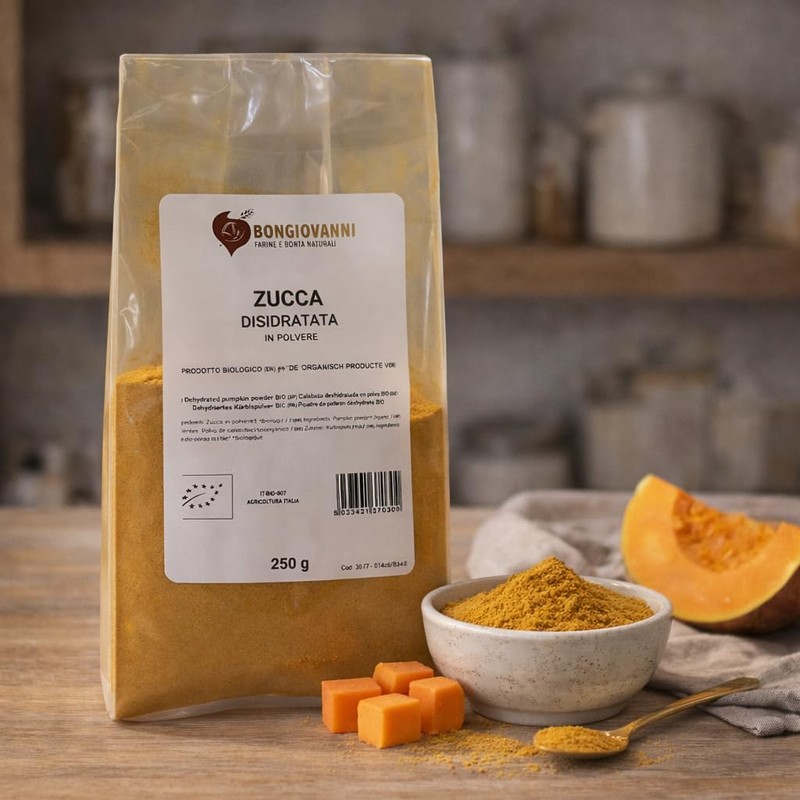 BONGIOVANNI FARINE E BONTA' NATURALI Zucca disidratata in polvere 250g