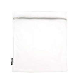Laura Ashley Large Laundry Delicates with Zipper Closure to Protect Clothes Mesh Wash Bag, Clear