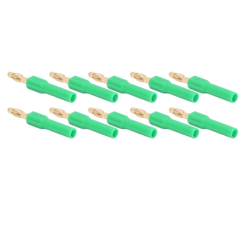 10Pcs Banana Plug 4.0mm Male to 2mm Female Connector 30V
