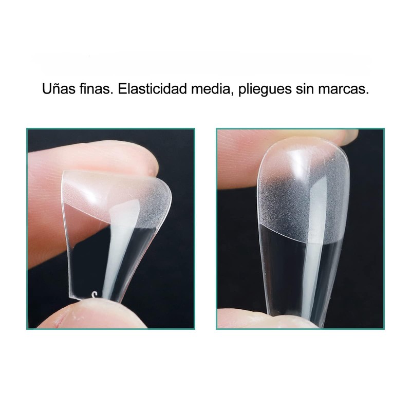 SLNXA 600 Pcs Tips Soft gel OBP, Soft Gel Tips