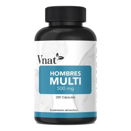 Multivitamínico Hombre Vnat Creatina BCAA Cápsulas Sin Gluten 200 Caps
