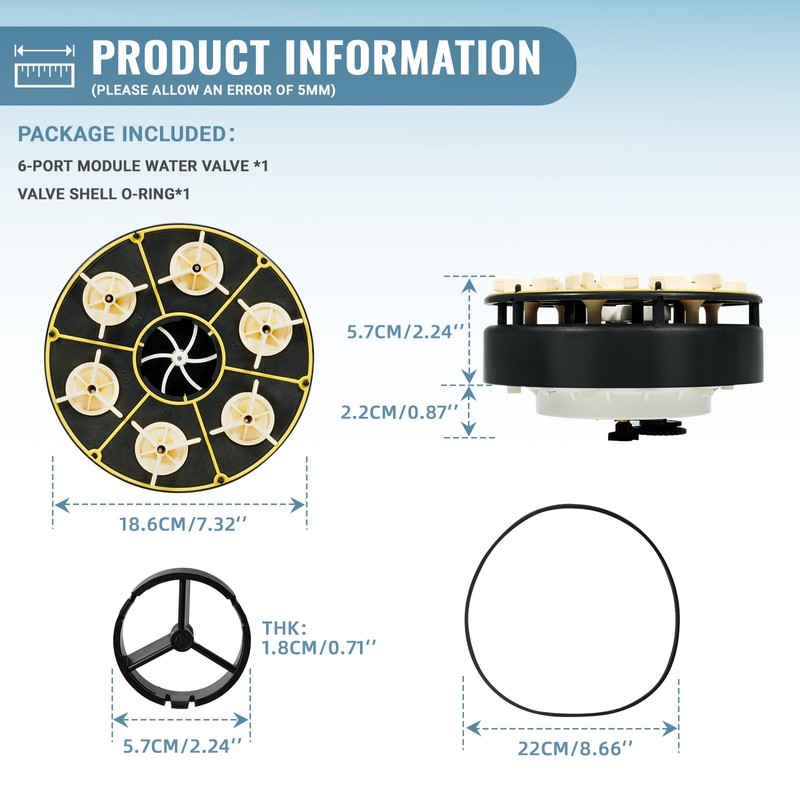 VORGENS 6 Port Module Fit for Paramount PCC2000 6-port Gear
