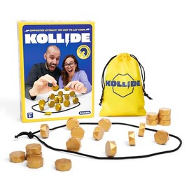 Kollide by Relatable, emocionante Juego magnético para la Noche de Juegos Familiares, Divertidos Juegos de 2 Jugadores para niños, Incluye 1 Cuerda, 20 imanes y Bolsa de Transporte