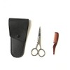 Stainless Steel Beard and Eyebrow Trimmer Scissors Set for Men