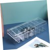 Operitacx 2 Pcs Cable Organizer Box with Lid Transparent Storage