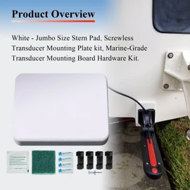 Screwless Transducer Mounting Kit - Standard Size - Black - Screwless Transducer/Acc.