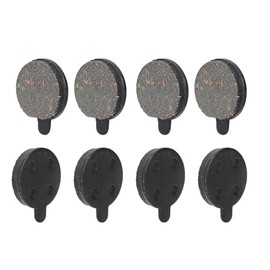 Pastilla de freno para scooter, 4 pares de pastillas de freno de disco semimetálicas de cobre rojo de repuesto para scooter eléctrico de 10 pulgadas